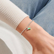 Load image into Gallery viewer, A LITTLE VIBES  MATCHA MADE IN HEAVEN  Silver Plated  Bracelet  17.5cm stretch
