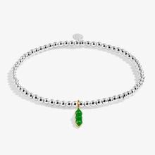 Load image into Gallery viewer, A LITTLE VIBES  PEAS IN A POD  Silver Plated  Bracelet  17.5cm stretch
