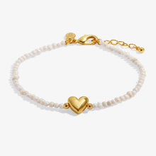 Load image into Gallery viewer, PRECIOUS MOMENTS  LOVE YOU WITH ALL MY HEART  Gold Plated  Bracelet  18cm + 3cm extender
