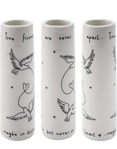 Send With Love 'True Friends Are...' Bud Vase