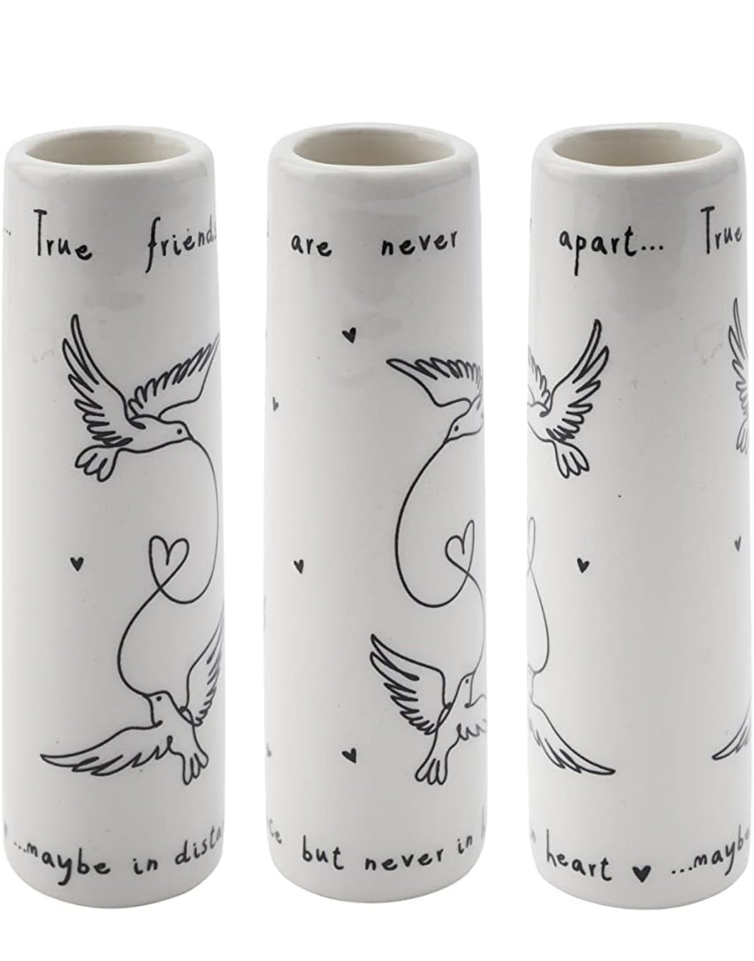 Send With Love 'True Friends Are...' Bud Vase