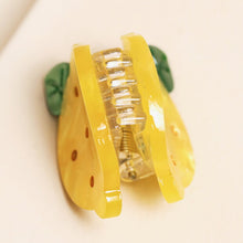 Load image into Gallery viewer, Mini Yellow Lemon Hair Clip
