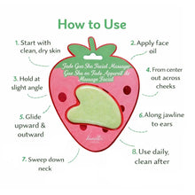 Load image into Gallery viewer, DC Matcha Jade Gua Sha- Strawberry
