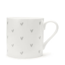 Load image into Gallery viewer, Hearts Grey Mug
