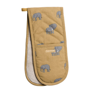 Elephant Double Oven Glove