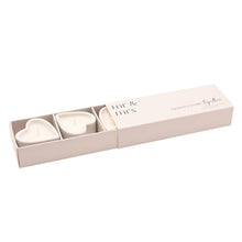 Load image into Gallery viewer, Amore Set Of 3 Heart Candles - Mr &amp; Mrs
