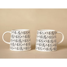 Load image into Gallery viewer, Amore Mugs Set of 2 - Mr And Mrs
