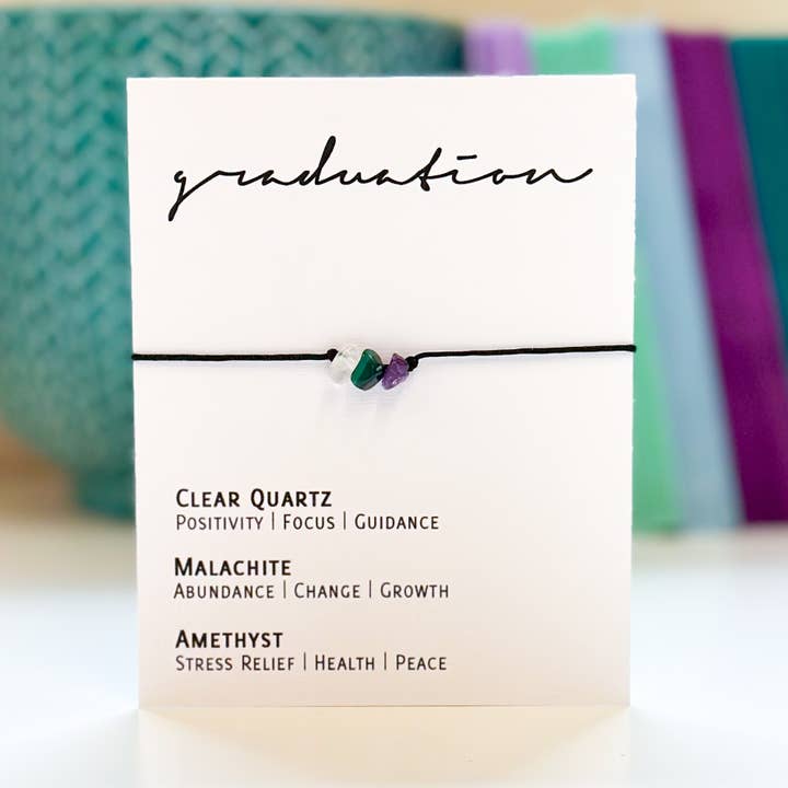 Adjustable Crystal Bracelet - Graduation