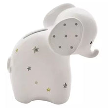 Load image into Gallery viewer, Bambino White Resin Money Box - Elephant
