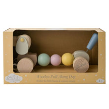 Load image into Gallery viewer, Bambino Wooden Pull Along Dog
