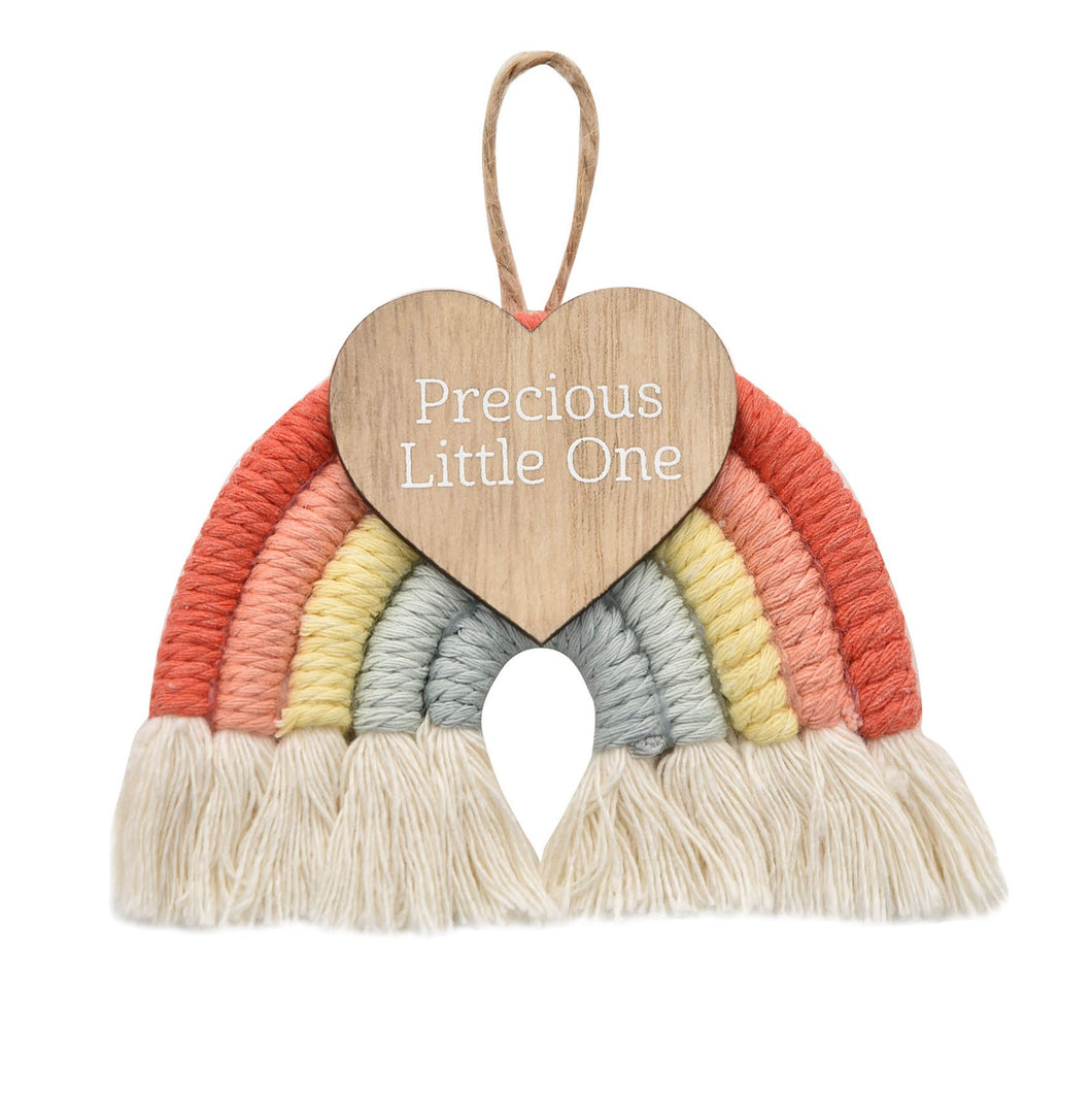 Petit Cheri Macrame Rainbow Hanger ‘Precious Little One’