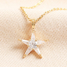 Load image into Gallery viewer, Crystal Star Pendant Necklace in Gold
