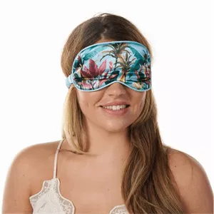 Botanical Palm Blue Eye Mask & Ear Plug Set