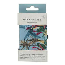 Load image into Gallery viewer, Botanical Palm Blue Manicure Set
