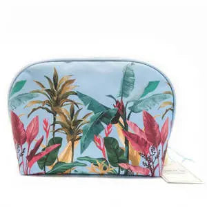Botanical Palm Blue Oyster Bag Large