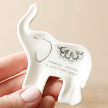 Load image into Gallery viewer, Elephant Quote Trinket Dish
