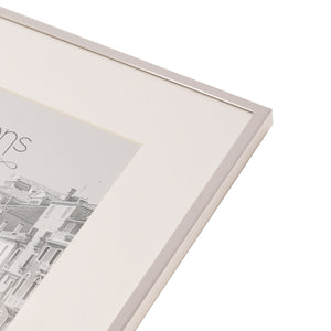 Impressions Silverplated Photo Frame White Border 5" x 7"