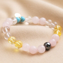 Load image into Gallery viewer, Inner Peace Semi-Precious Stone Beaded Bracelet in Yellow
