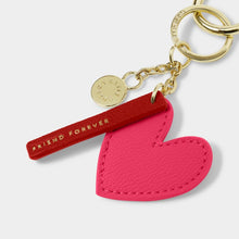 Load image into Gallery viewer, CHAIN KEYRING &#39;Forever Friends&#39; Fuchsia
