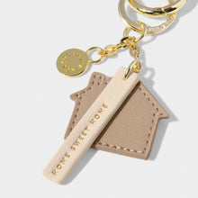 Load image into Gallery viewer, CHAIN KEYRING Home Sweet Home&#39; Soft Tan
