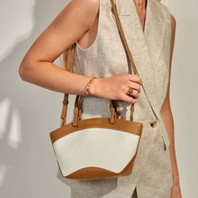 Load image into Gallery viewer, SIENA CANVAS MINI TOTE Canvas Cognac
