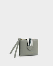 Load image into Gallery viewer, HALLIE PURSE  Graphite Green  9.5cm x 12.5cm x 1.2cm
