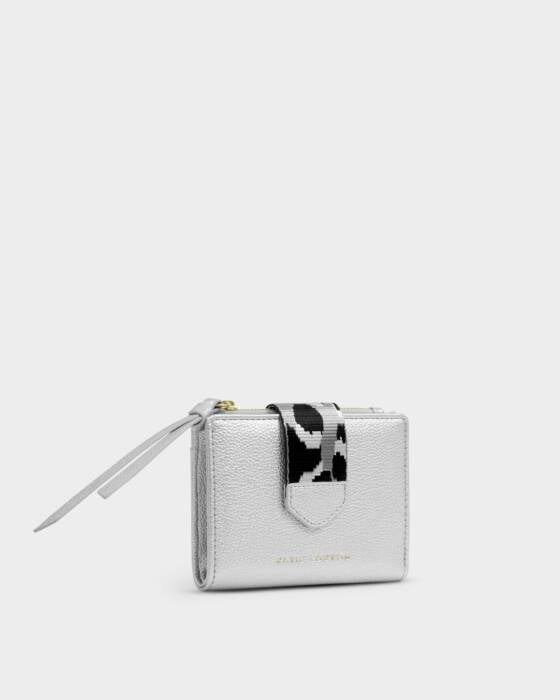 HALLIE PURSE  Silver  9.5cm x 12.5cm x 1.2cm