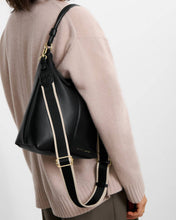 Load image into Gallery viewer, HALLIE SATCHEL BAG Black 27.5cm x 24.5cm x 12cm

