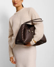 Load image into Gallery viewer, NOVA HAND WOVEN LARGE SHOULDER BAG  Chocolate  28cm x 40cm x 23cm
