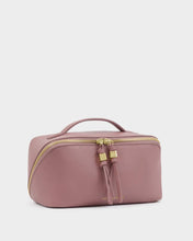 Load image into Gallery viewer, SOHO MEDIUM MAKE UP / WASH BAG  Deep Rose  11.5cm x 21cm x 11.5cm
