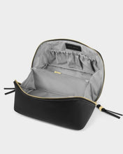 Load image into Gallery viewer, SOHO LARGE MAKE UP  WASH BAG  Black  14cm x 25cm x 14cm
