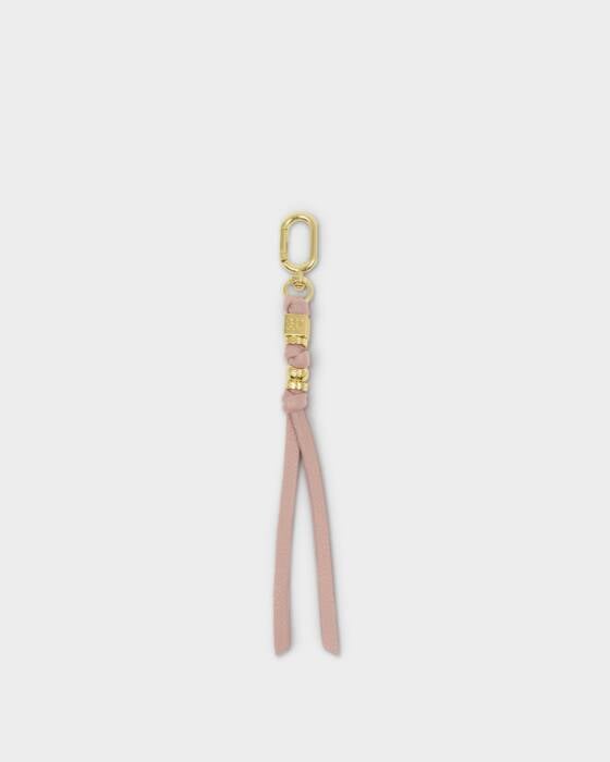 LYLA BAG CHARM KEYRING  Blossom Pink  16.5cm x 0.7cm