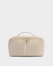 Load image into Gallery viewer, SOHO MEDIUM MAKE UP / WASH BAG  Oyster  11.5cm x 21cm x 11.5cm
