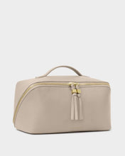 Load image into Gallery viewer, SOHO LARGE MAKE UP / WASH BAG  Oyster  14cm x 25cm x 14cm
