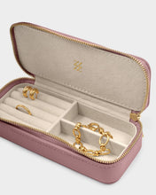 Load image into Gallery viewer, MEDIUM JEWELLERY BOX Deep Rose 16cm x 7.5cm x 4.7cm
