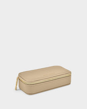Load image into Gallery viewer, MEDIUM JEWELLERY BOX Light Taupe 16cm x 7.5cm x 4.7cm
