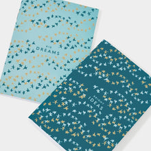Load image into Gallery viewer, DUO NOTEBOOKS &#39;Bright Ideas&#39; Emerald Green
