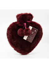Load image into Gallery viewer, Ah Merlot Heart Hot Water Bottle (No Box)

