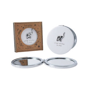 Send With Love Elephant Compact Mirror