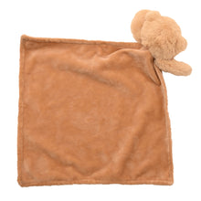 Load image into Gallery viewer, Softies Baby Comforter - Hudson Bear - Light Brown Two Side Short Plush 27cm x  27cm
