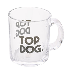 Glass Mug 10 oz Top Dog