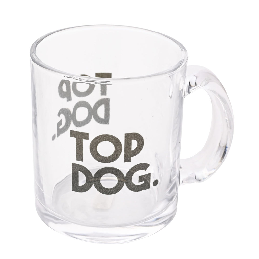 Glass Mug 10 oz Top Dog