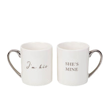 Load image into Gallery viewer, Amore Mug Gift Set Pair - I&#39;m His She&#39;s Mine
