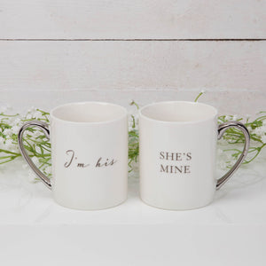Amore Mug Gift Set Pair - I'm His She's Mine
