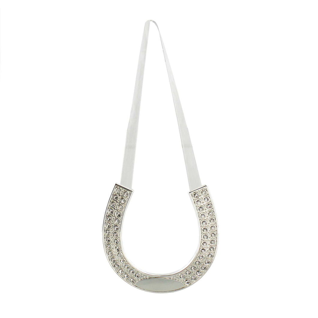 Amore Silverplated Horse Shoe with Engraving Plate