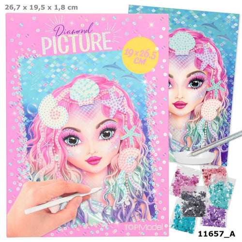 TOPModel Create Your Diamond Picture - Zebra Blush