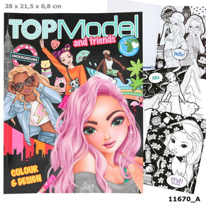 TOPModel Colour & Design Book - Zebra Blush