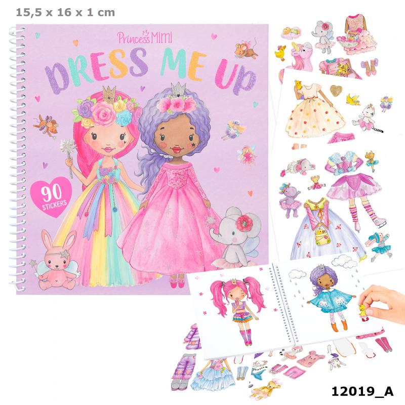 princess mimi dress me up sticker book Princess Mimi Sticker Book Dress Me Up – Zebra Blush