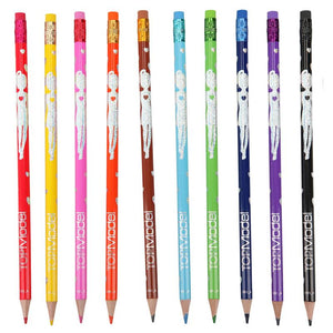 TOPModel Erasable Coloured Pencils - Zebra Blush