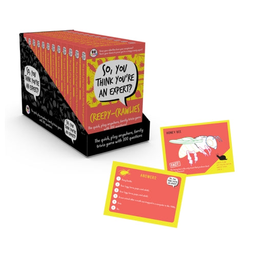 Think You’re An Expert? - Creepy Crawlies - Zebra Blush
